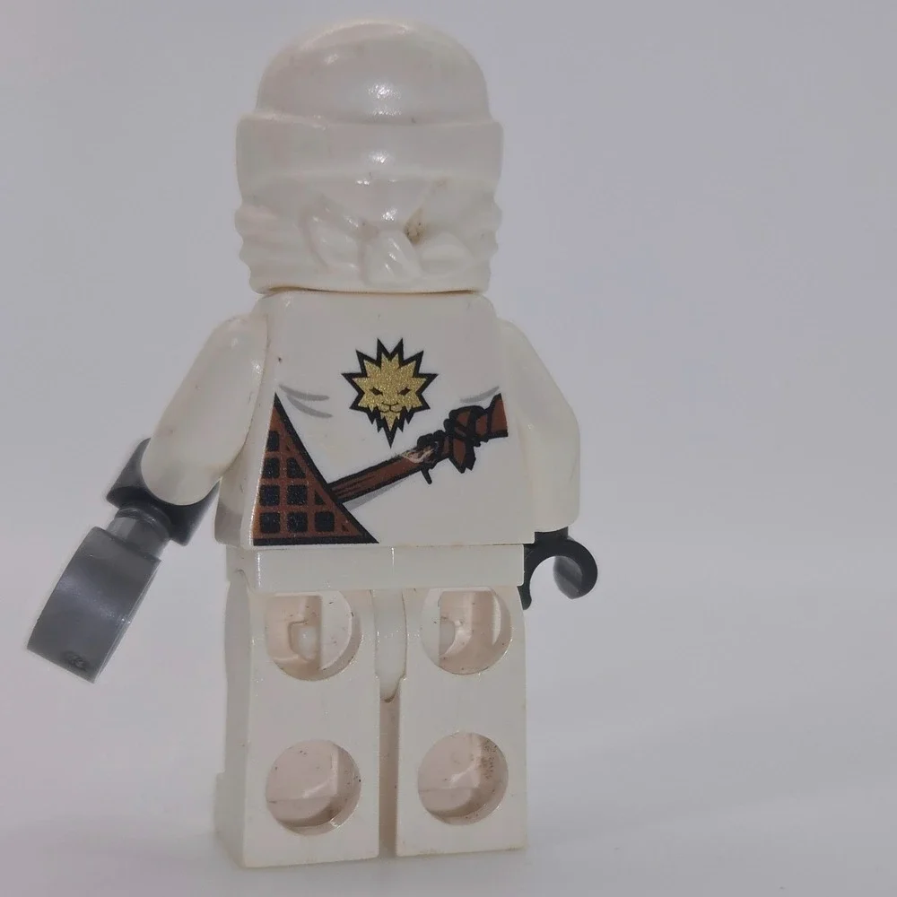 LEGO Ninjago Minifigure Zane ZX White Good Cond. Authentic